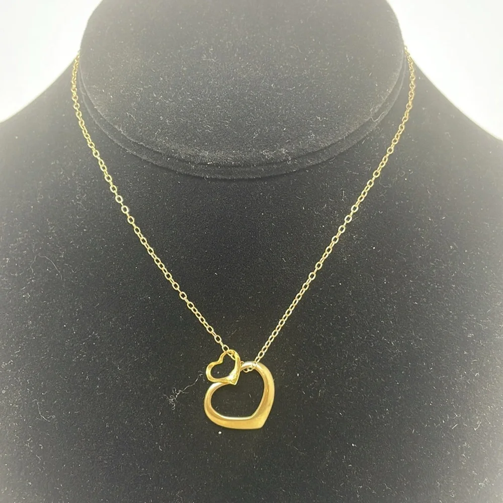 VINTAGE Girl's Necklace Pendants (3) with Chain